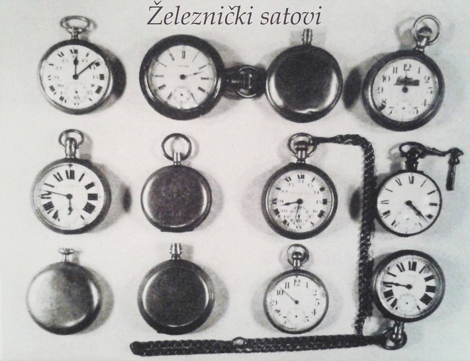 Kolekcija zeleznickih satova sa prostora Fnrj, Sfrj.jpg