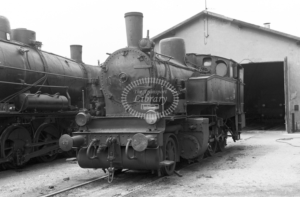 154 PG4643 JZ Yugoslavia Railways Steam Locomotive Class JZ Class 154 2-6-0T 154.004 at Divaca MPD in 1966 - 05.07.1966 - Peter Gray.jpg