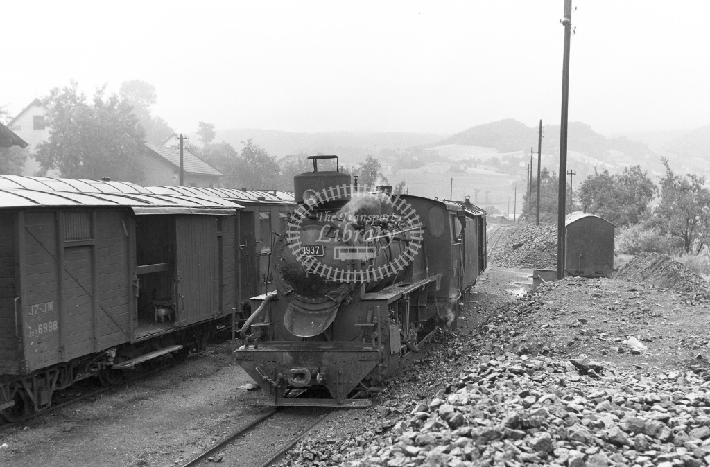 PG4680 JZ Yugoslavia Railways Steam Locomotive Class JZ 0-10-0 1937 at Sanica Doniza in 1966 - 08.07.1966 - Peter Gray.jpg