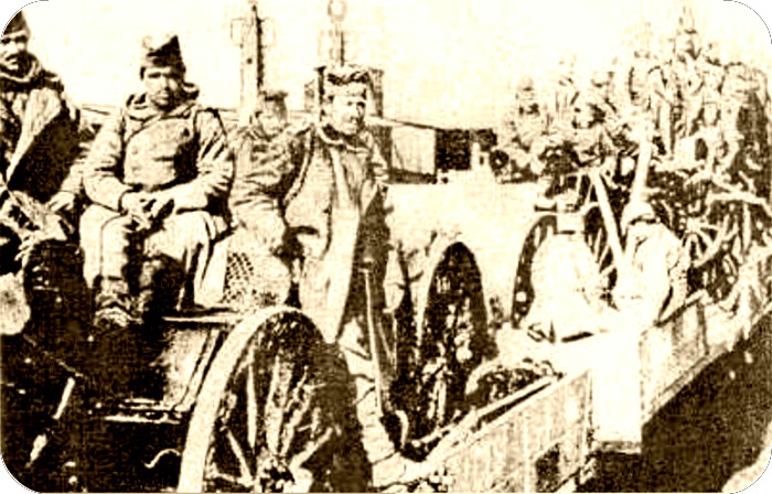 Prevoz Srpskih vojnika i materijala zeleznicom 1914.