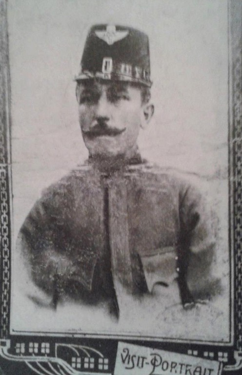 Josip Forgic 1907. godina Cuvar pruge Madjarskih drzavnih zeleznica.jpg