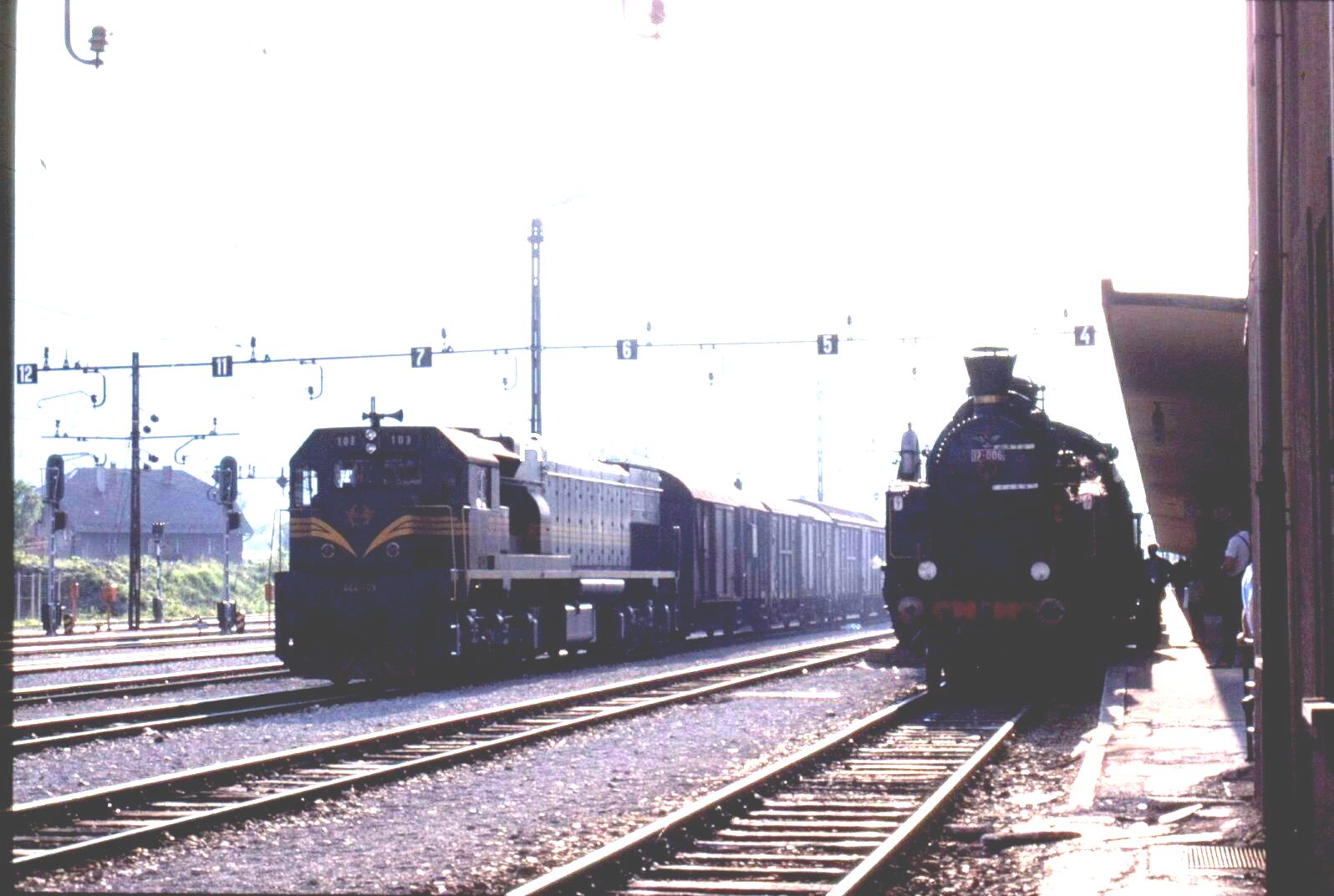 s-l1600 JZ YUGOSLAVIAN RAILWAY SLIDE STEAM & DIESEL JESENICE SLOVENIA1990.jpg