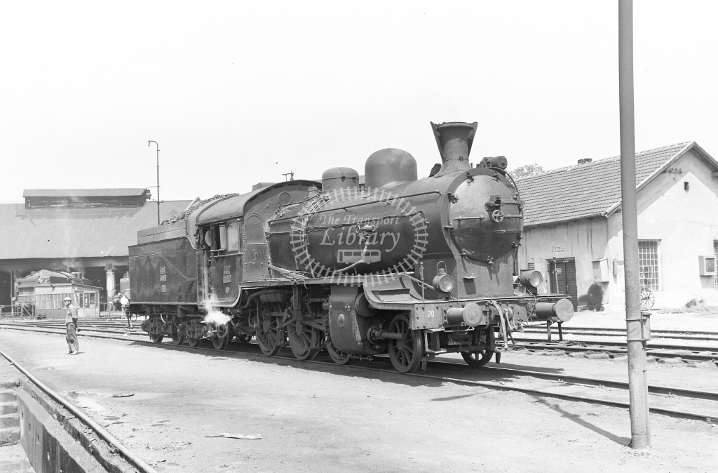 20 PG4720 JZ Yugoslavia Railways Steam Locomotive Class JZ Class 20 2-6-0 at Kraljevo MPD in 1966 - 11.07.1966 - Peter Gray.jpg