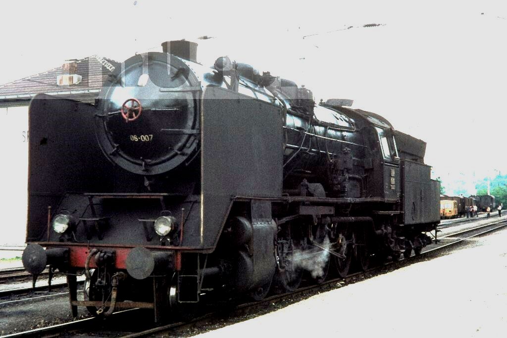s-l1600 06-007  JZ Yugoslavia Railways Steam Loco 06 007 c1972 Original.jpg