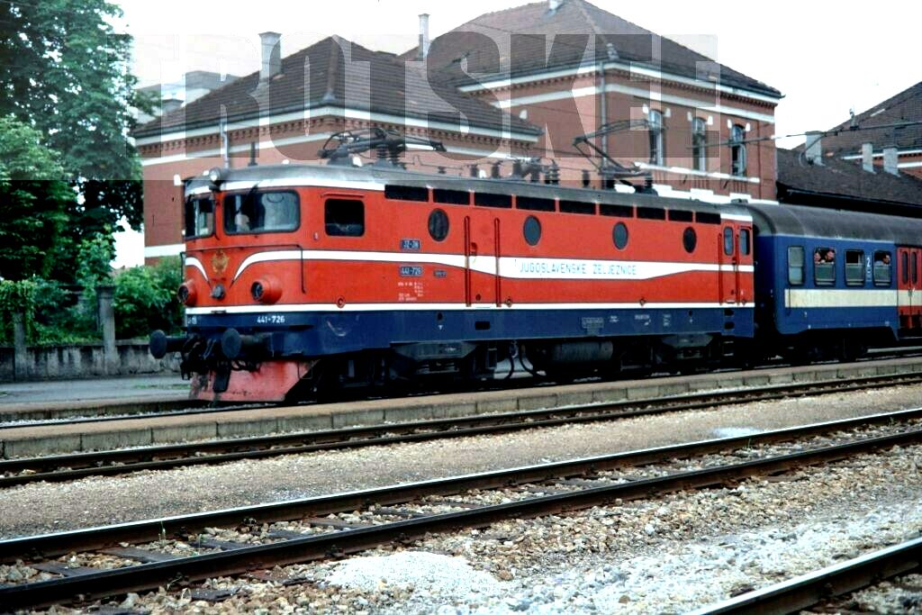 s-l1600 Electric Loco 441 726 Karlovac 1990 Original.jpg