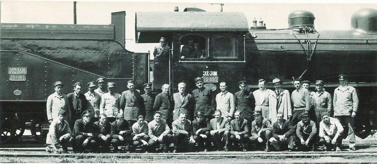 Osoblje ložionice Ćuprija, 1957. g..jpg