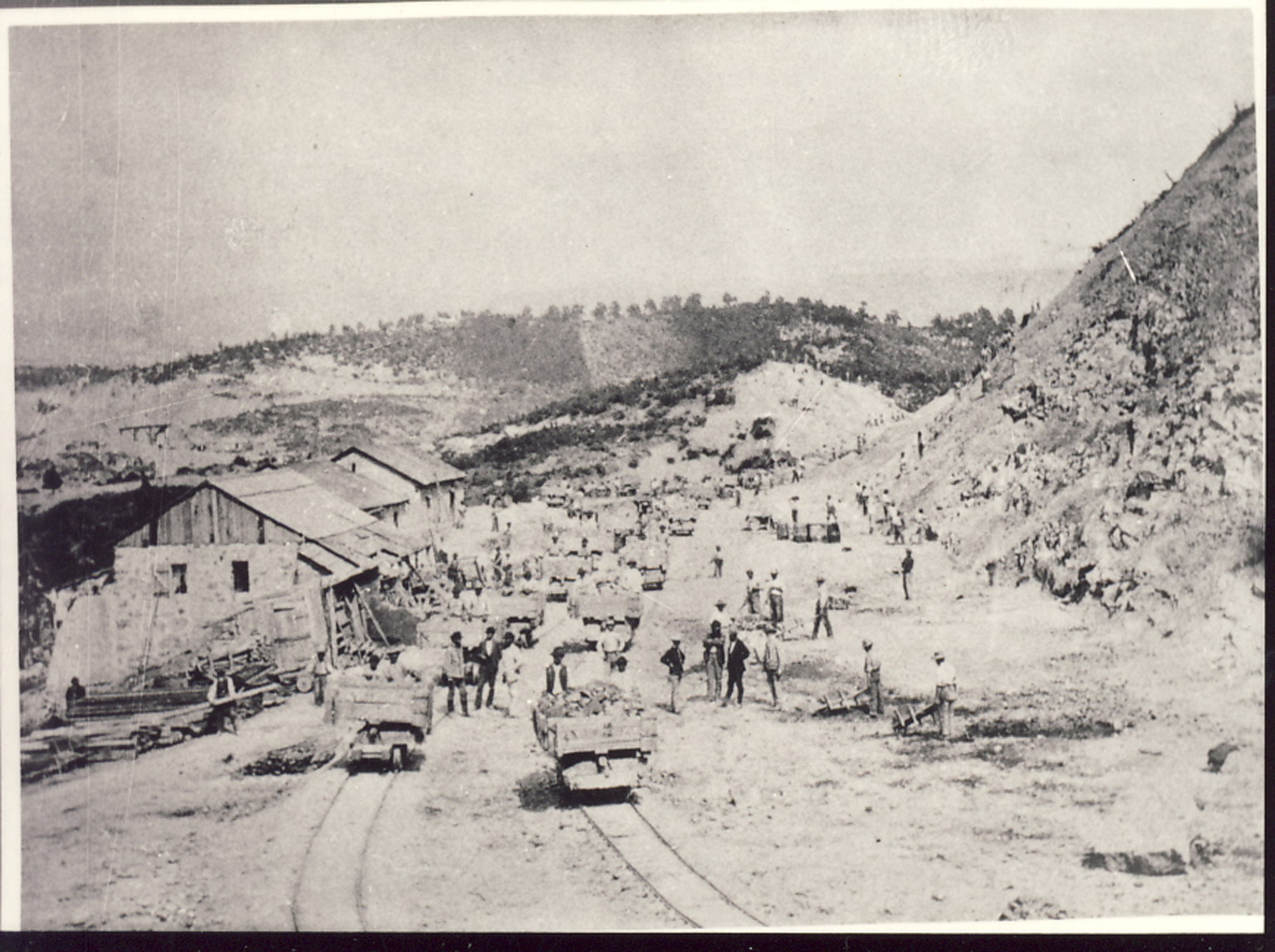 Izgradnja pruge Divaca-Pula 1875, usek Smrekovac.jpg