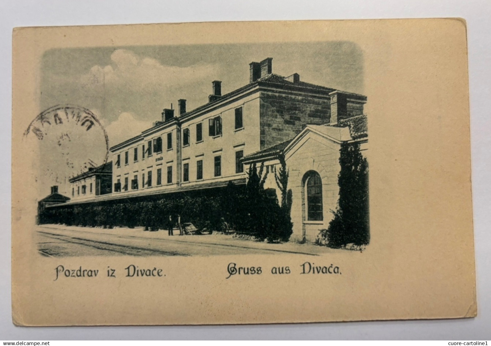 898_001 DIVAČA - SLOVENIA - KOLODVOR - STAZIONE - RAILWAY - BAHNHOF - VG 1898..jpg